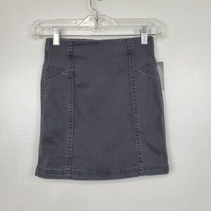 Art Class Girls Black Wash Stretchy Denim Jean Pencil Skirt NEW NWT Size M (7/8)